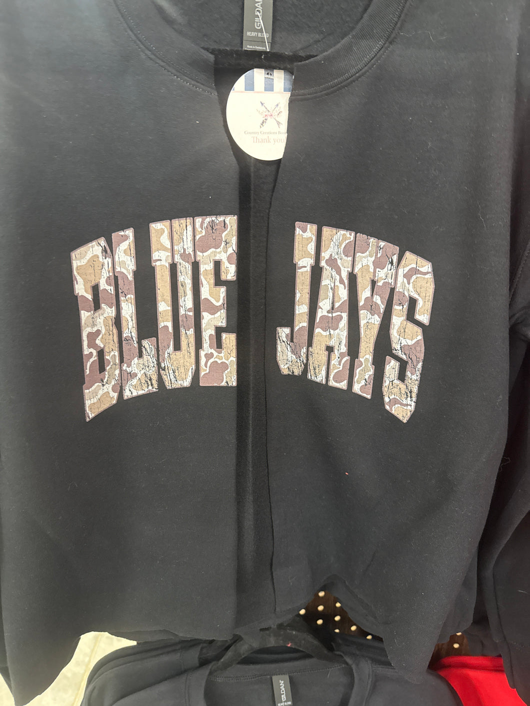 Camo blue jay cardigan