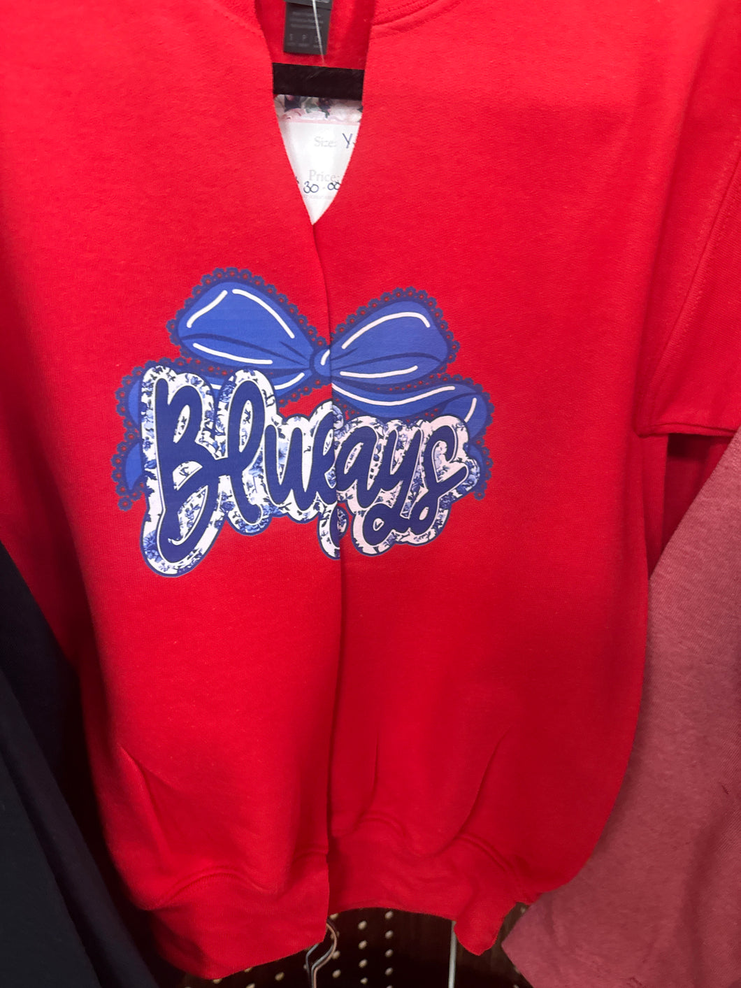 Blue jay bow cardigan
