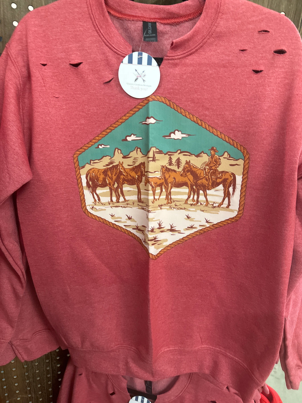 Distressed cowboy
